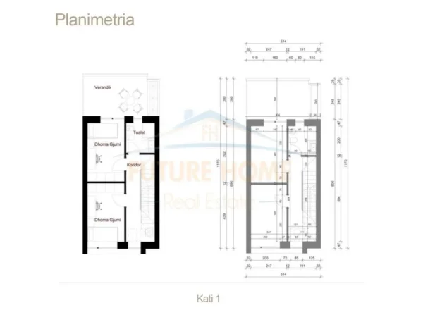 Tirane, shitet Vile Dublex , 234 m² 383.000 € (West Home Residence, Farkë)