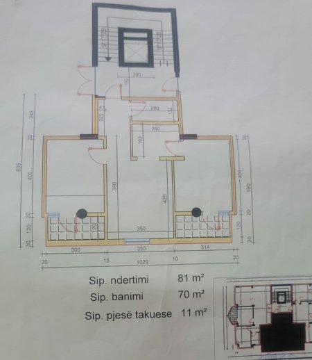 Tirane, shitet apartament 2+1 Kati 2, 81 m² 280.000 € 