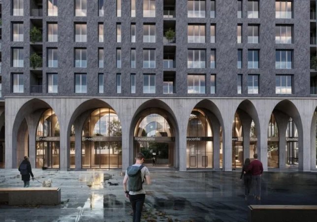 Tirane, shitet apartament 1+1+Ballkon Kati 2, 79 m² (Rinascente Residence Bulevardi Ri)