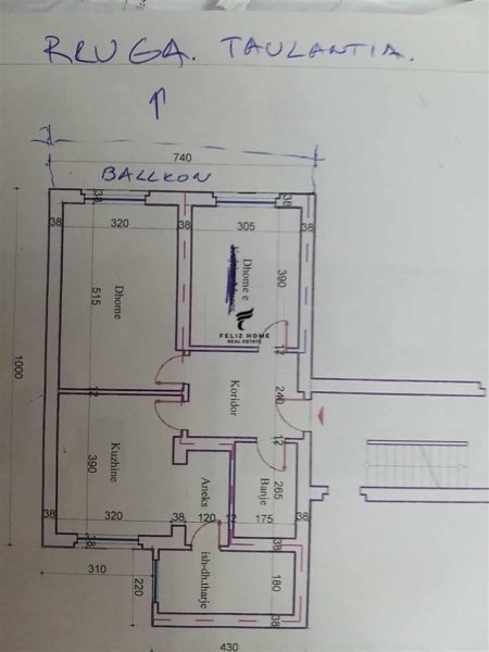 Tirane, shitet apartament 2+1 Kati 1, 79 m² 165.000 € (ALI DEMI)