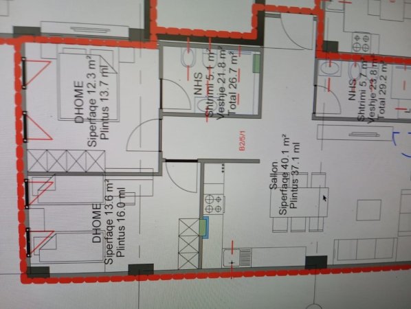 Tirane, shitet apartament 2+1 Kati 5, 106 m² 180.000 € (Kompleksi Aura rruga Dritan Hoxha)