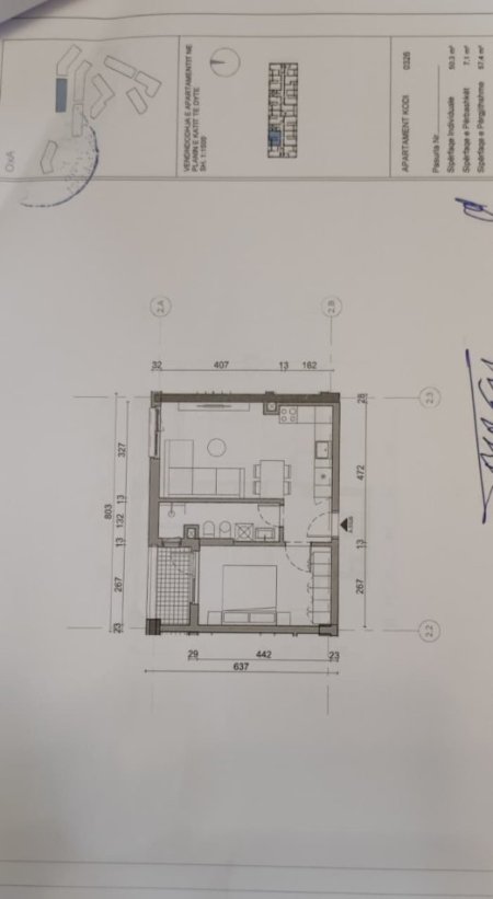 Tirane, shitet apartament 1+1 , 55 m² 79.750 € (Kompleksi Oxa)
