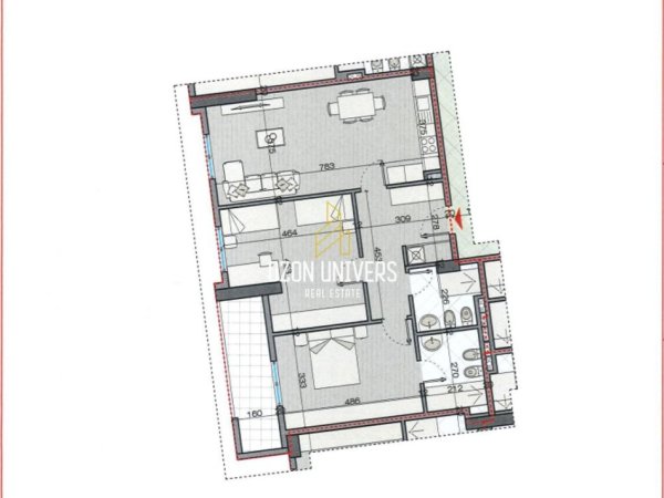Tirane, shitet apartament 2+1+Ballkon Kati 8, 120 m² 145.092 € (Bulevard Kashar Tirana, Albania)