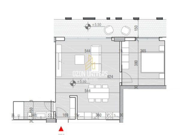 Tirane, shitet apartament 1+1+Ballkon Kati 1, 98 m² 202,136 € (One Oricum Bay Residence Vlorë, Albania)