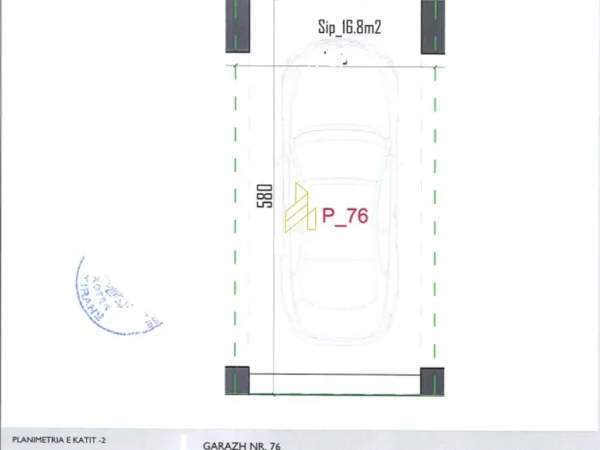 Tirane, shitet garazh | post parkimi Kati -2, 30 m² (Univers City, Tiranë Tirana, Albania)