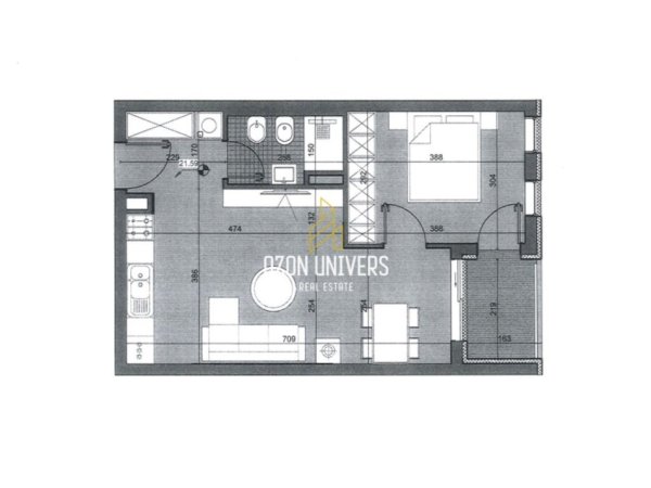 Tirane, shitet apartament 1+1+Ballkon Kati 6, 64 m² 45.136 € (Riviera Rezidencë, Bulevardi &quot;Nënë Tereza&quot;, Kamëz)