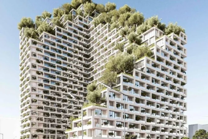 Tirane, shitet garsonier Kati 12, 49 m² 93.480 € (Lion Residence 2 Tirana, Albania)