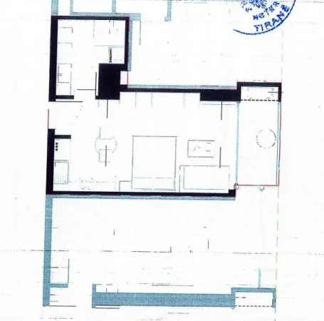 Tirane, shitet garsonier Kati 12, 49 m² 93.480 € (Lion Residence 2 Tirana, Albania)
