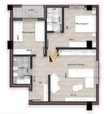 Tirane, shitet apartament 2+1+Ballkon Kati 4, 103 m² 160.000 € (PORCELAN)