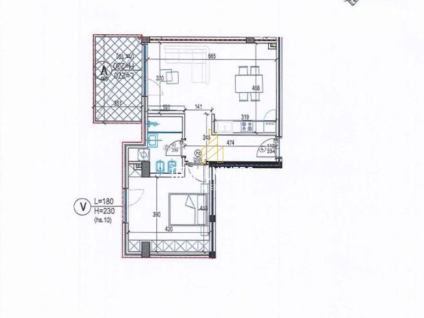 Tirane, shitet apartament 1+1+Ballkon Kati 6, 98 m² 157.867 € (Rezidenca Kodra e Diellit 2 Tirana, Albania)