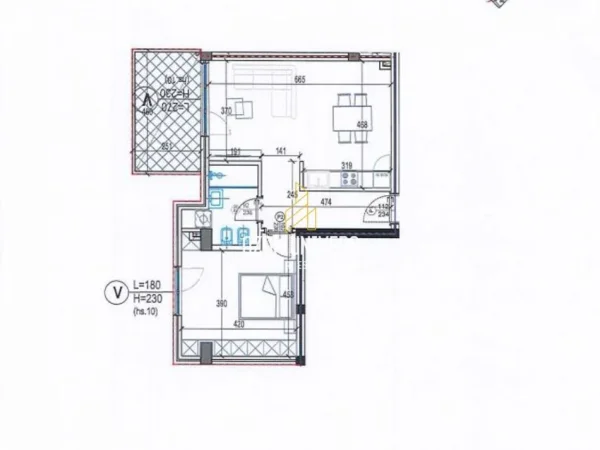 Tirane, shitet apartament 1+1+Ballkon Kati 6, 98 m² 162,311 € (Rezidenca Kodra e Diellit 2 Tirana, Albania)