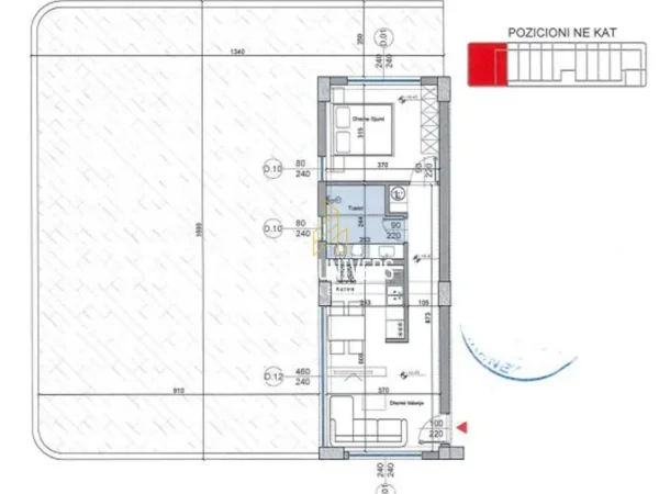 Durres, shitet apartament 1+1+Ballkon Kati 1, 210 m² 203.515 € (Turquoise Marina, Hamallaj. Durrës Durrës, Albania)