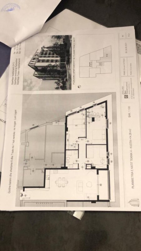 Tirane, shitet apartament 3+1 Kati 4, 132 m² 198.000 € (ASTIR)