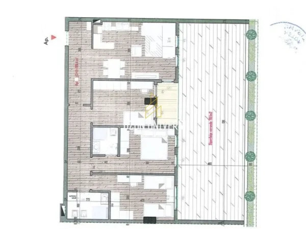 Tirane, shitet apartament 3+1+Ballkon , 187 m² 130.987 € (Univers City Residence, Pranë QTU-së Tirana, Albania)