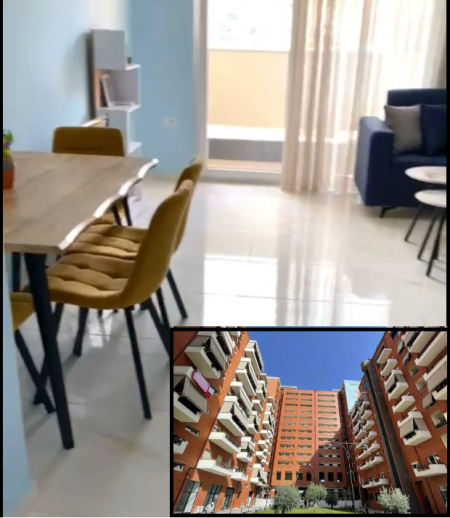 (PA KOMISION) ME QERA APARTAMENT 1+1+ PARKIM TEK KOMPLEKSI GOLDEN PARK 3, PERBALLE SPITALIT AMERIKAN 3, 65 m2, 50 MIJE LEKE
