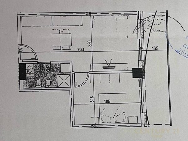 Tirane, shitet apartament 1+1 Kati 1, 70 m² 167.000 € (Golden Tower)