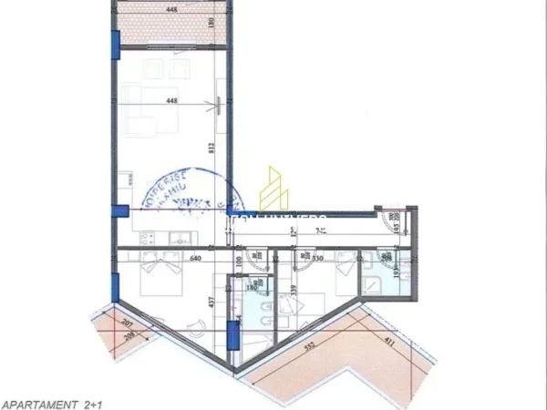 Tirane, shitet apartament 2+1+Ballkon Kati 3, 148 m² 228.865 € (Colonnade Residence, Laprakë Tirana, Albania)