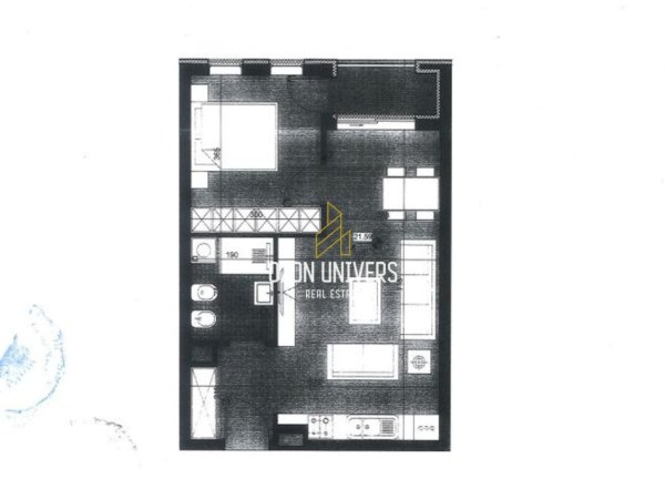 Tirane, shitet apartament 1+1+Ballkon Kati 6, 63 m² 44.394 € (Riviera Residence, Bulevardi &quot;Nënë Tereza&quot; , Kamëz Tirana, Albania)