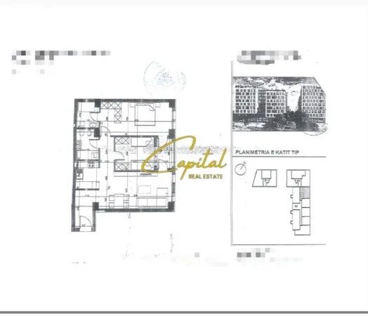 Tirane, shitet apartament 2+1 Kati 3, 102 m² 267.000 € (ISH STACIONI TRENIT)