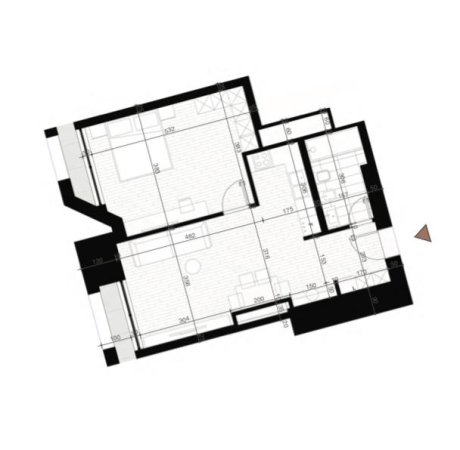 Tirane, jepet me qera apartament 1+1 Kati 1, 98 m² (Tirana Kon2/Bulevardi i Ri.)