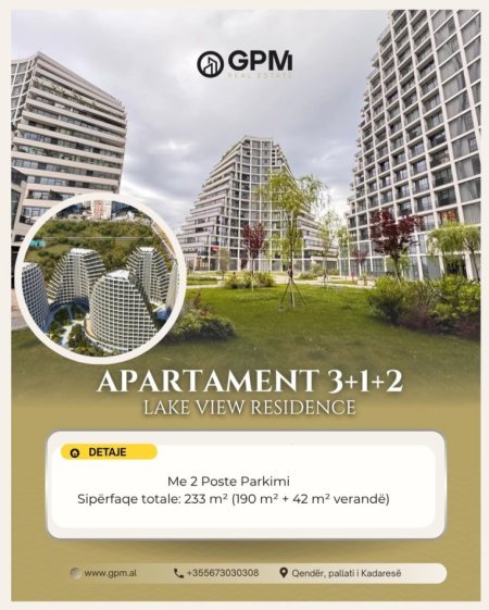 Tirane, shitet apartament 3+1 , 233 m² 