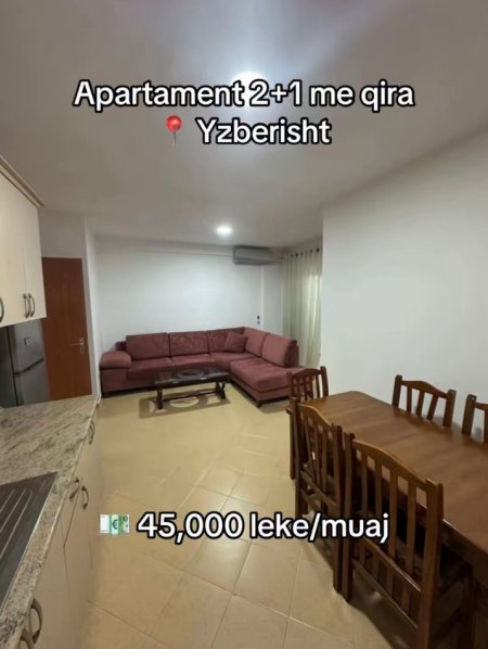 Tirane, jepet me qera apartament 2+1 Kati 5, 450 € (Bulevardi Migjeni)