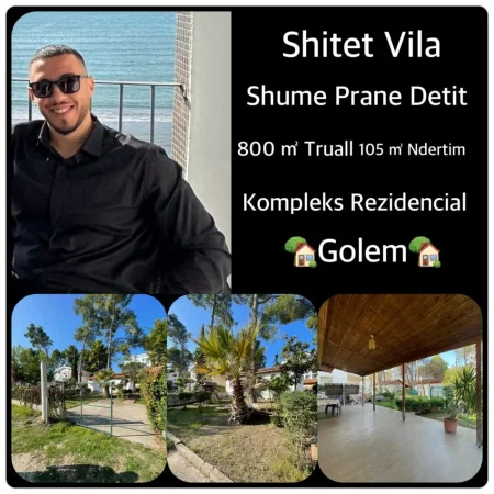 Durres, shes Vile 1 Katshe Kati 1, 800 m² (SHITET VILA 1 katshe Vij e 3-te DETIT Adresa: Golem)