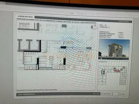 Tirane, shitet apartament 2+1 Kati 18, 150 m² 258.000 € 