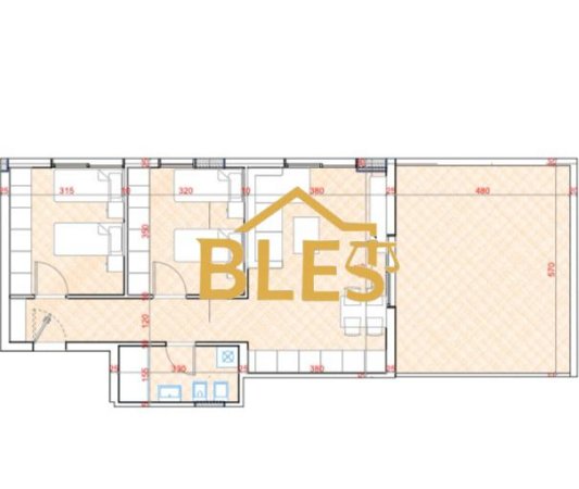 Tirane, shitet apartament 2+1 Kati 3, 76 m² 137.000 € (Rruga Sokrat Miho)