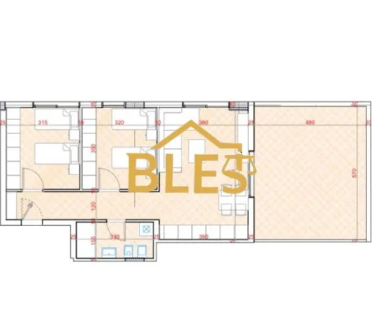 Tirane, shitet apartament 2+1 Kati 3, 76 m² 137.000 € (Rruga Sokrat Miho)
