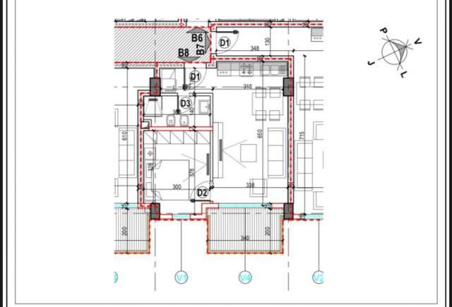 Tirane, shitet apartament 1+1 Kati 3, 61 m² 1.250 Euro/m2