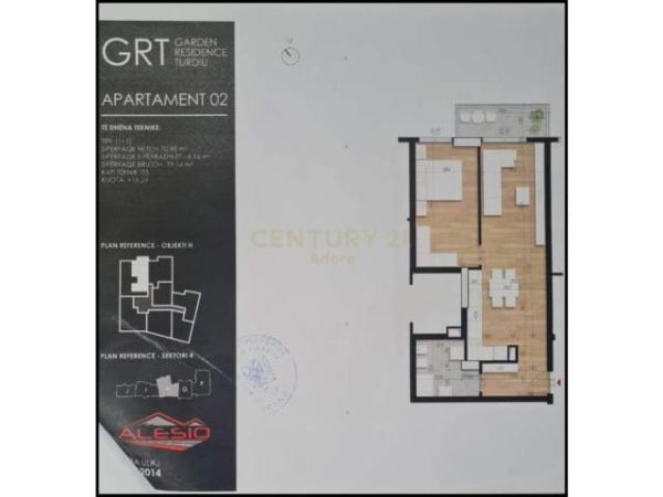 Tirane, shitet apartament 1+1+BLK Kati 4, 79 m² 85.000 Euro (Ish Fusha e Aviacionit)