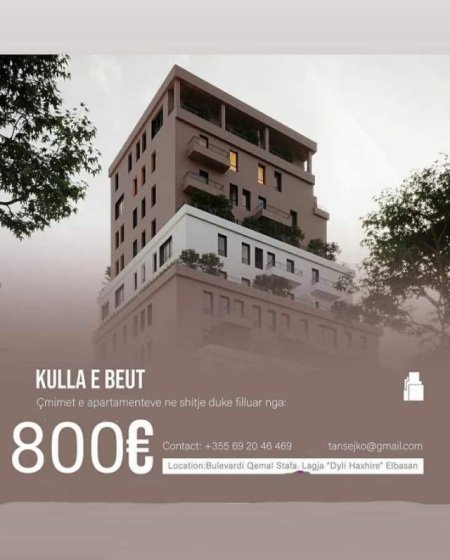 Elbasan, shes apartament 2+1 Kati 1, 92 m² 73.600 Euro (Vefkije Todri)