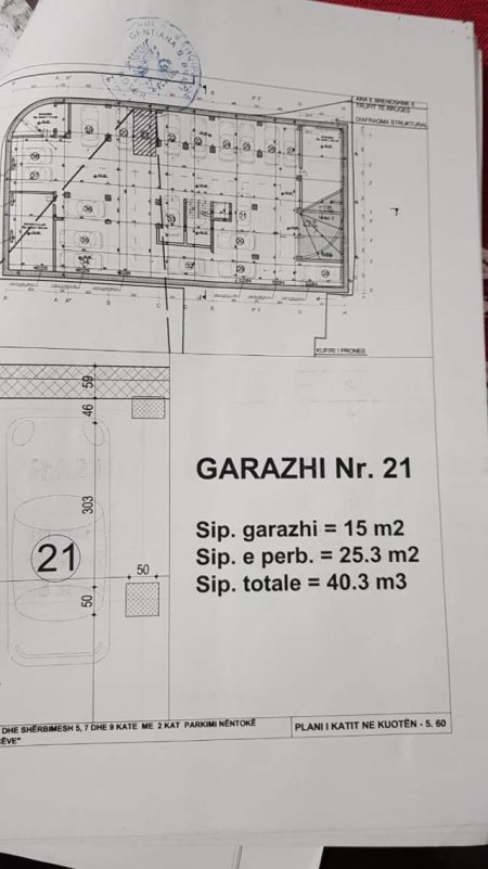 Tirane, shitet garazh 50.000 Euro (Pazari i ri)