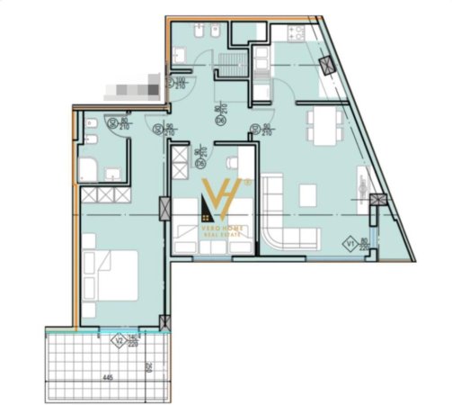 Tirane, jepet me qera apartament 2+1+Aneks+Ballkon Kati 7, 112 m² 650 € (RRUGA E BARRIKADAVE)