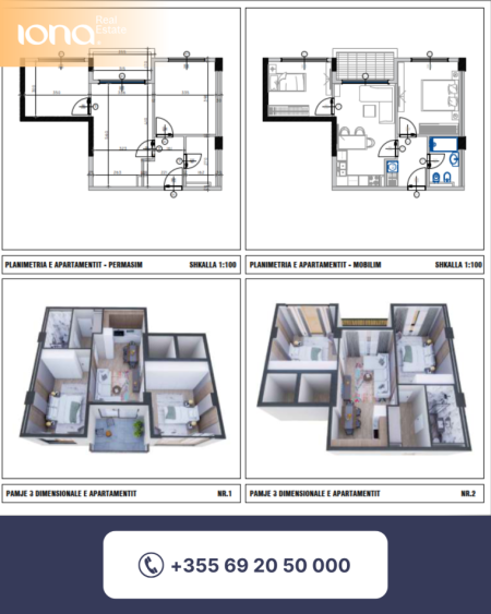 Golem, shitet apartament 1+1 , 61 m² 