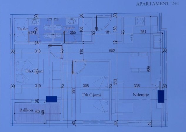 Tirane, shitet apartament 2+1 Kati 5, 87 m² 113.360 € (Tirana Entry 2 , Dogana)
