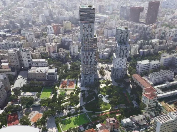 Tirane, shitet apartament 3+1 Kati 14, 151 m² 377.500 € (Hora Vertikale)