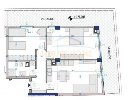 Tirane, shitet apartament 2+1 Kati 5, 136 m² 163.248 € 
