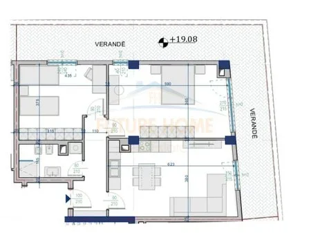 Tirane, shitet apartament 2+1 Kati 5, 136 m² 163.248 € 