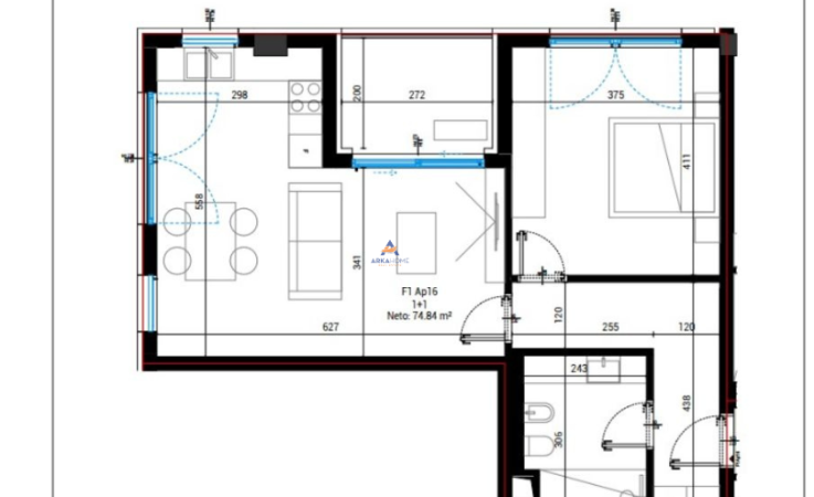 Vlore, shitet apartament 1+1+Ballkon , 88 m² 264.930 € (SQUARE VILLAGE, DRIMADHE)