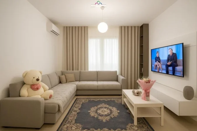 Tirane, jepet me qera apartament 1+1+Ballkon Kati 3, 67 m² 600 € (fusha e aviacionit)