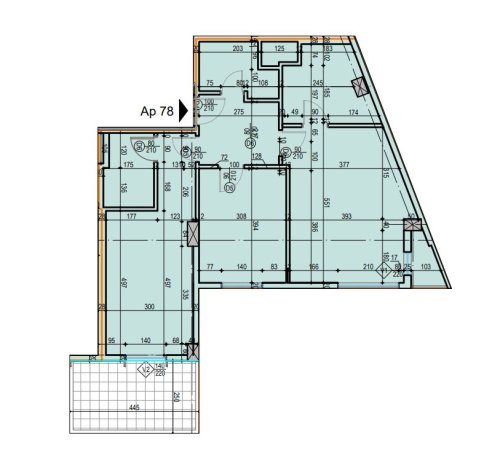 Tirane, jepet me qera zyre Kati 7, 112 m² 650 € (RRUGA FORTUZI)
