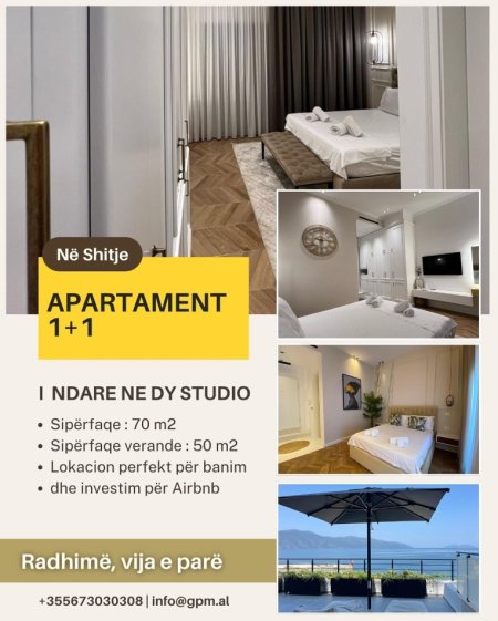 Radhime - Orikum, shitet apartament 1+1 , 70 m²