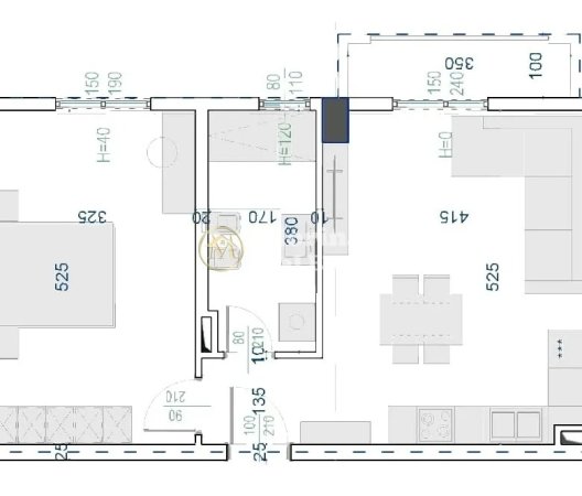 Tirane, shitet apartament 1+1 Kati 3, 66 m² 56.000 € 