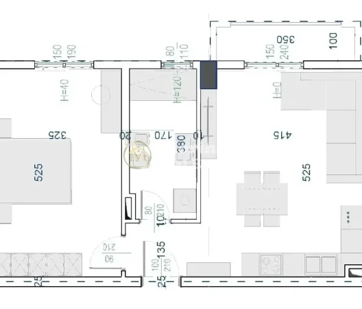 Tirane, shitet apartament 1+1 Kati 3, 66 m² 56.000 € 