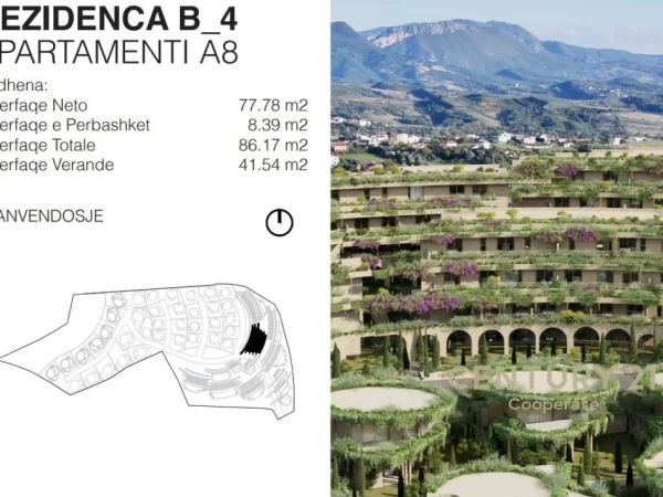 Tirane, shes apartament 2+1+Aneks+Ballkon Kati 3, 86 m² 214.000 € 