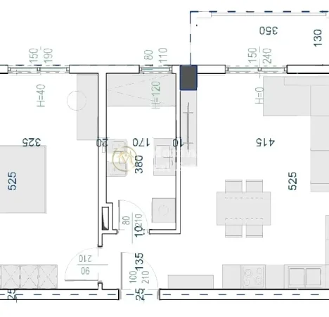 Tirane, shitet apartament 1+1 Kati 2, 67 m² 57.000 € 