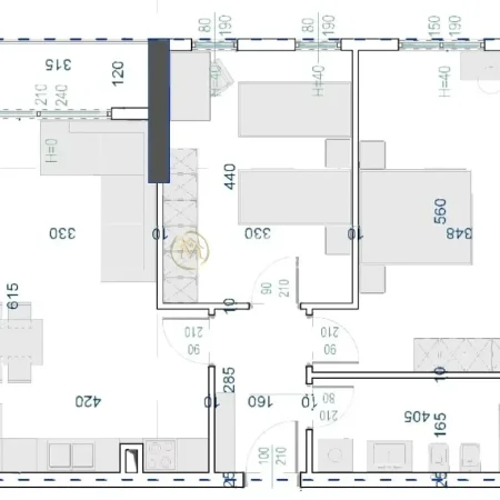 Tirane, shitet apartament 2+1 Kati 1, 90 m² 77.000 € 