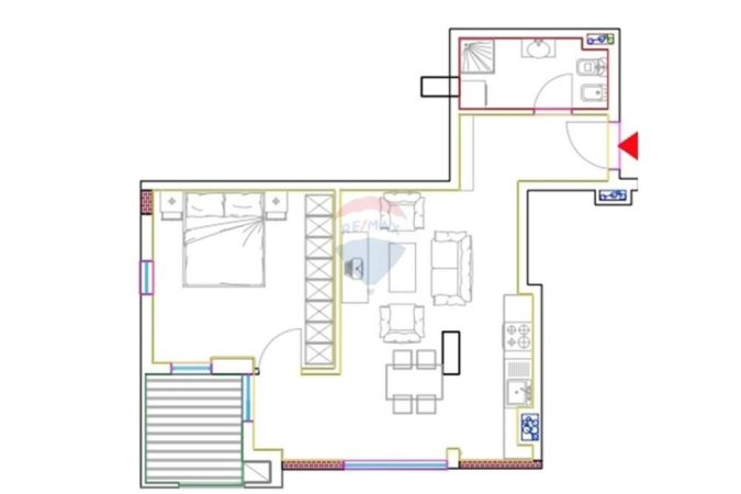Tirane, shitet apartament 1+1 Kati 5, 73 m² 87.480 € (Casa Italia (ID: 530281030-884)
